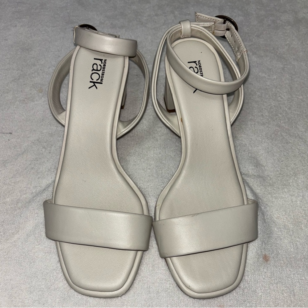Nordstrom rack Landry blockhead Women's Cream Sandals